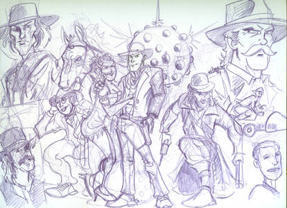 Brisco County Sketch