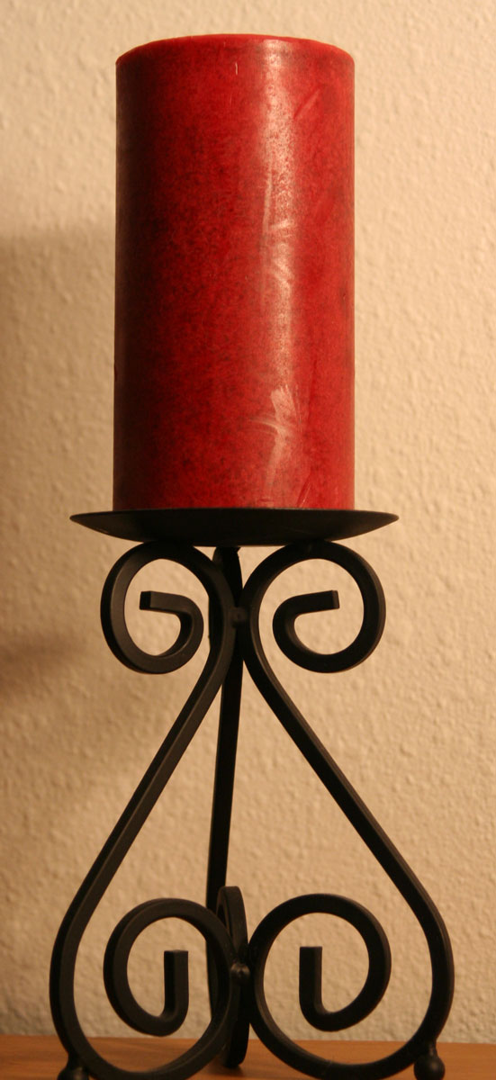 Candle and Holder