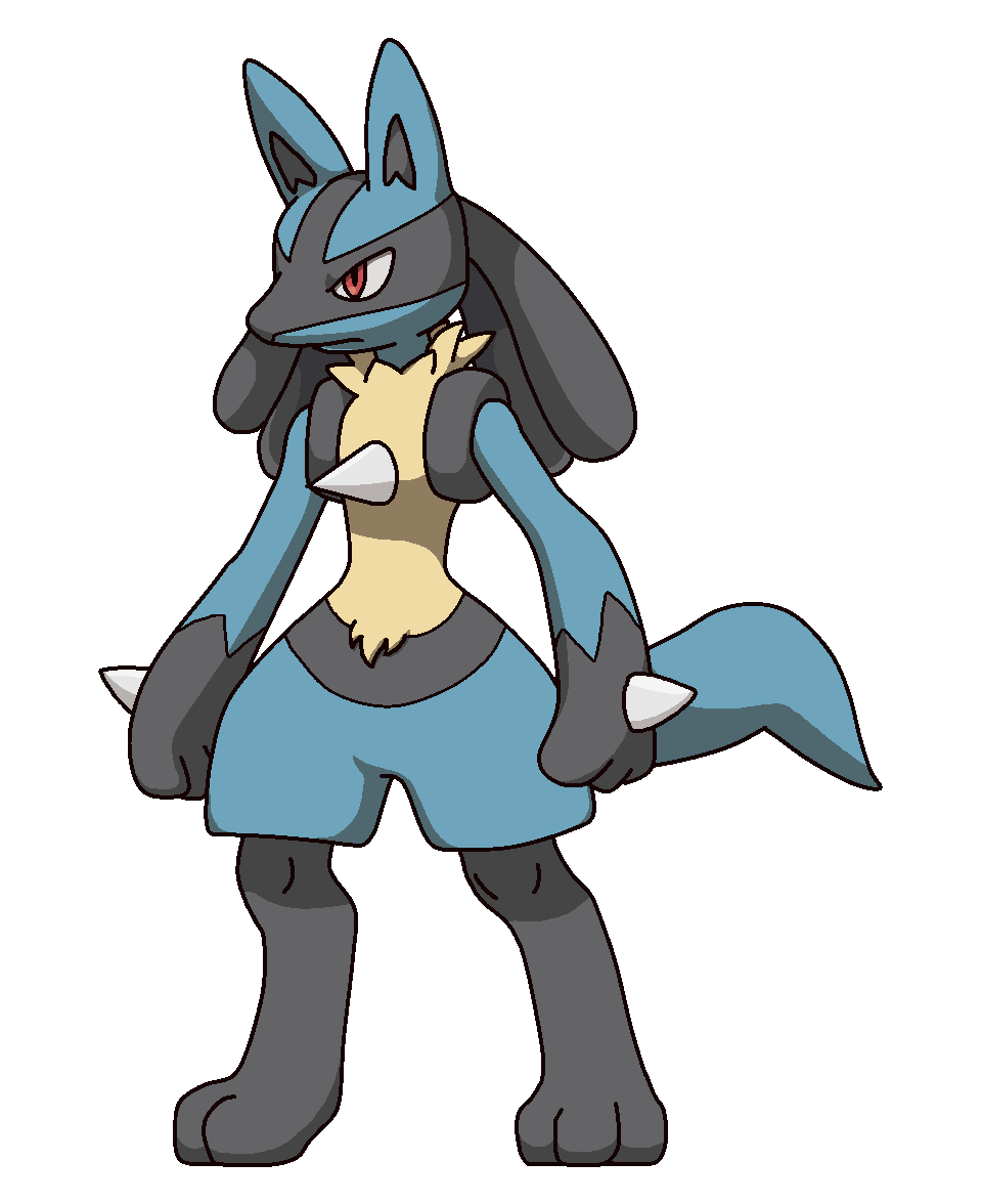 Lucario Pixel Art by Chibi-Pika on DeviantArt