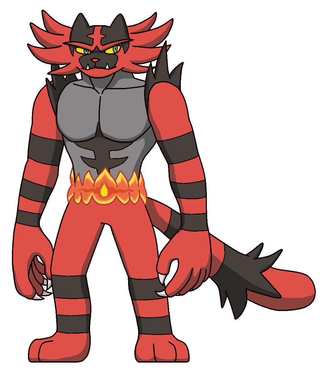 Pokemon Incineroar Incineroar Hoodie Incineroar GX SM38 Pokémon