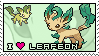 Leafeon Fan Stamp by Eclipsis