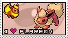 Flareon Fan Stamp by Eclipsis