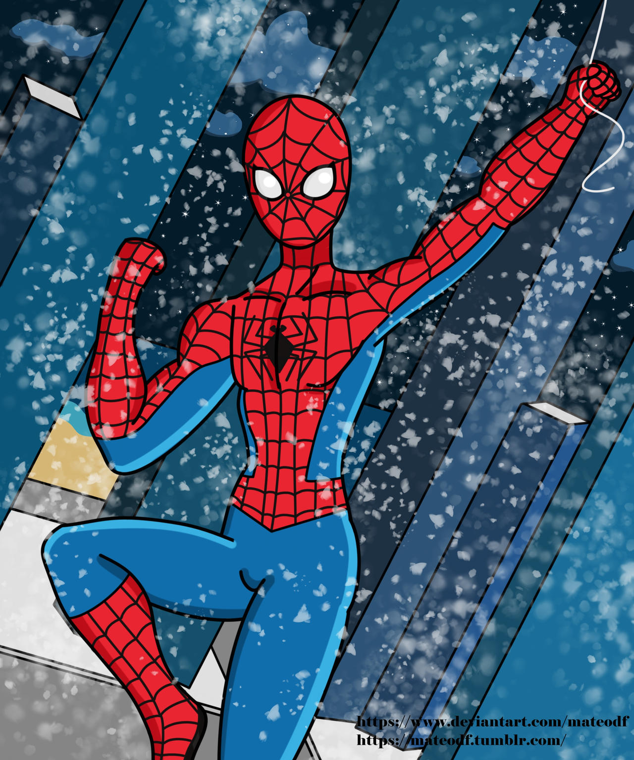 Spider Man Traje Clasico by MateoDf on DeviantArt
