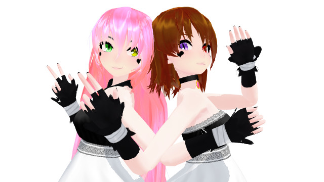 [MMD] Newcomer Akami and Byakkomaru