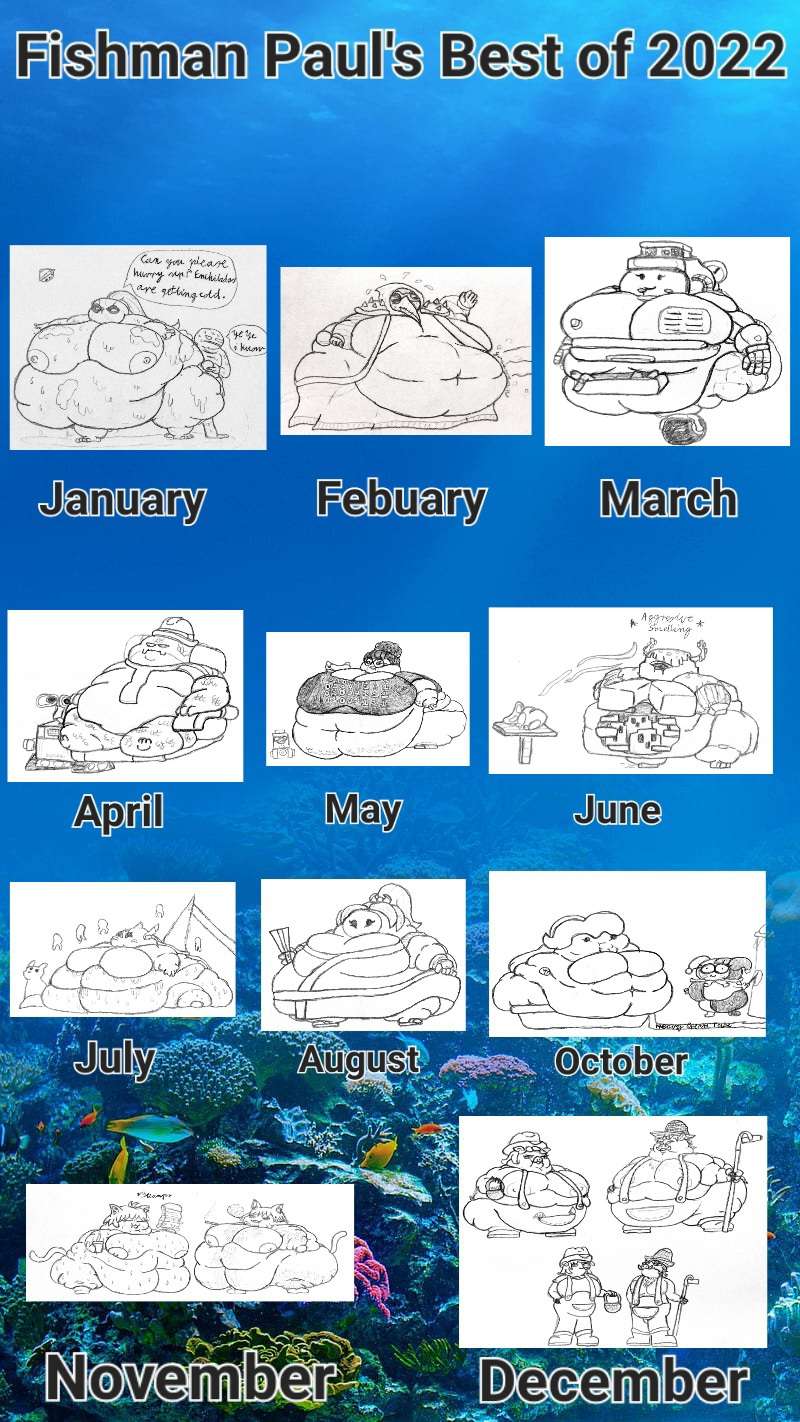 Fishman Paul's Art Summary 2022 (Kink Art) by FishmanPaul on DeviantArt