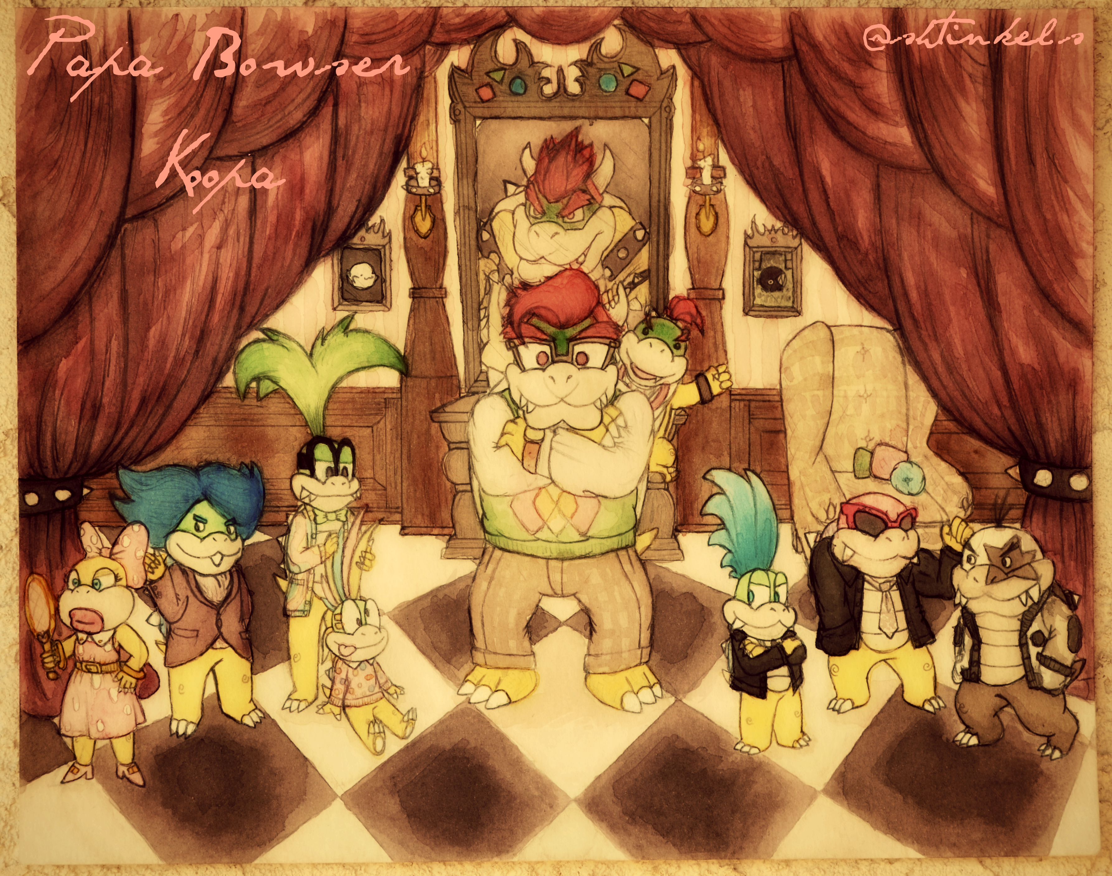 Papa Bowser and Family