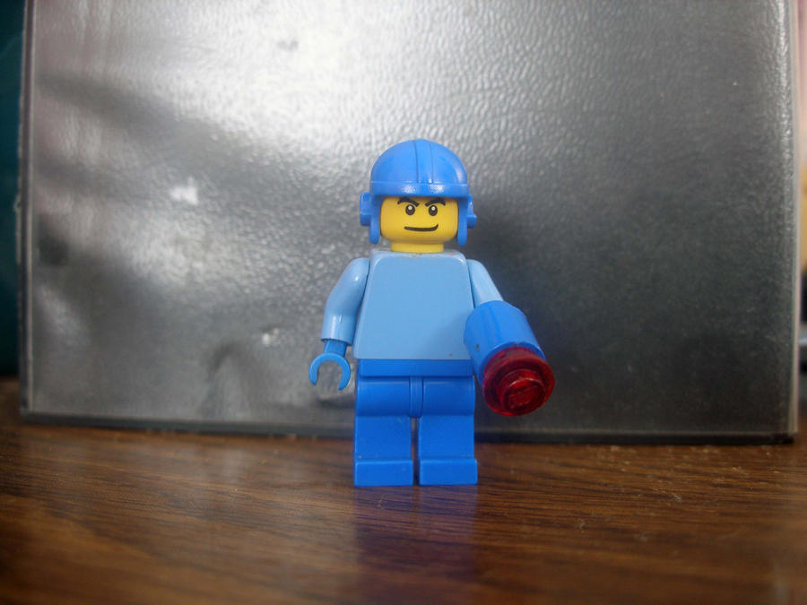 Lego Capcom Deviantart Lego MegaMan minifigure by legorulez49 on DeviantArt