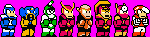 River City Ransom style MegaMan 2 robot masters