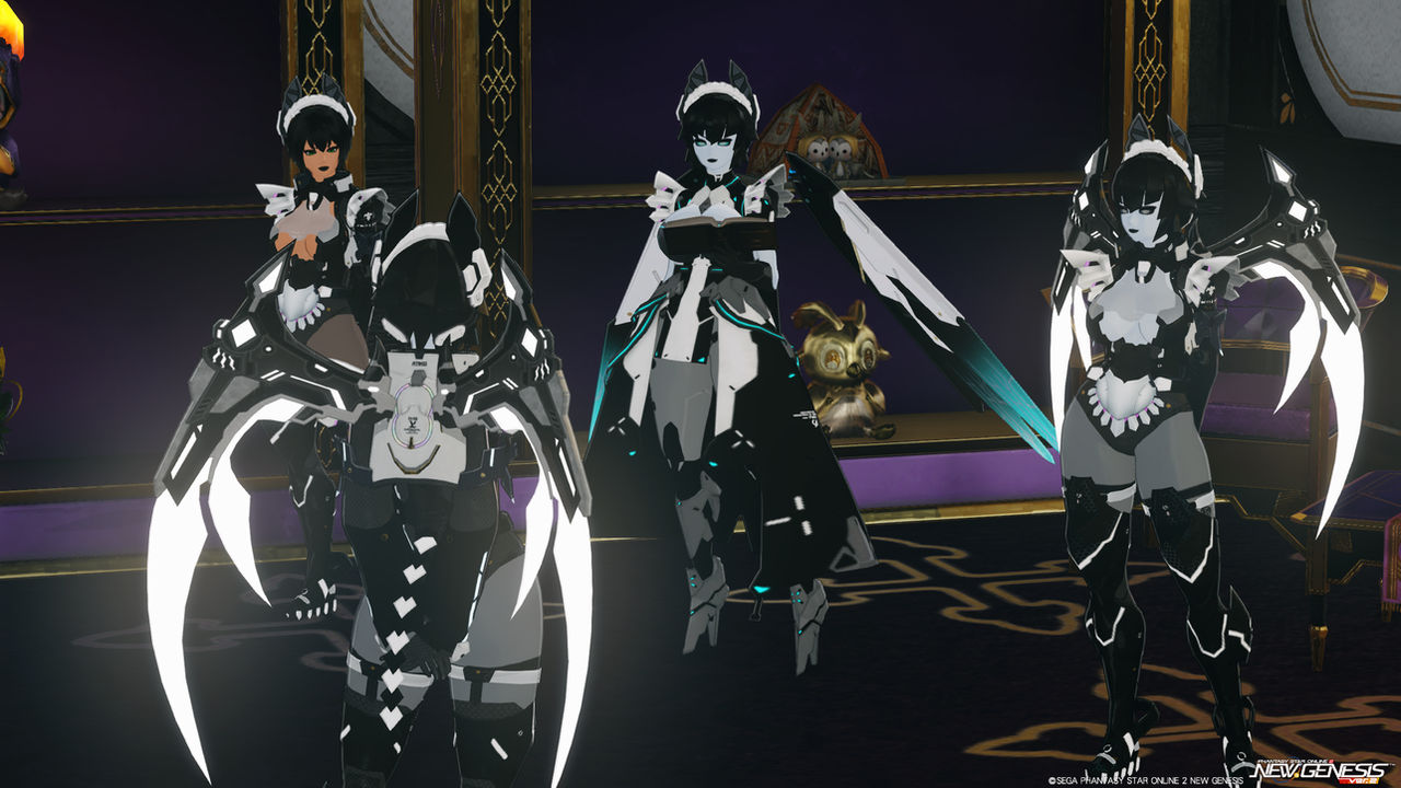 PSO2 NGS CAST Maids. by nepht on DeviantArt