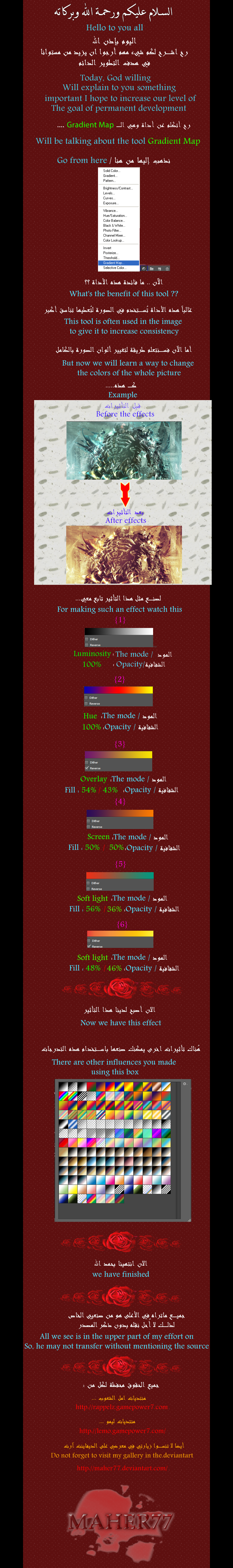 lesson for Gradient Map