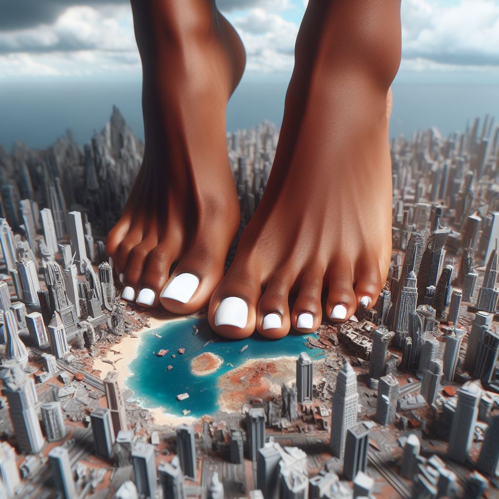 Ebony Giantess Feet 17 (barefoot) by HersheyKissToes on DeviantArt