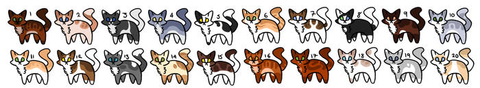 20 Cat Adopts (5 points) - OPEN (1/20)