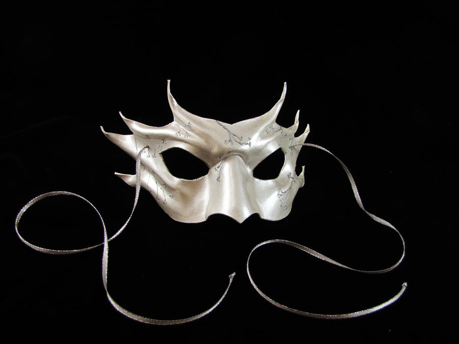 White Faerie Mask