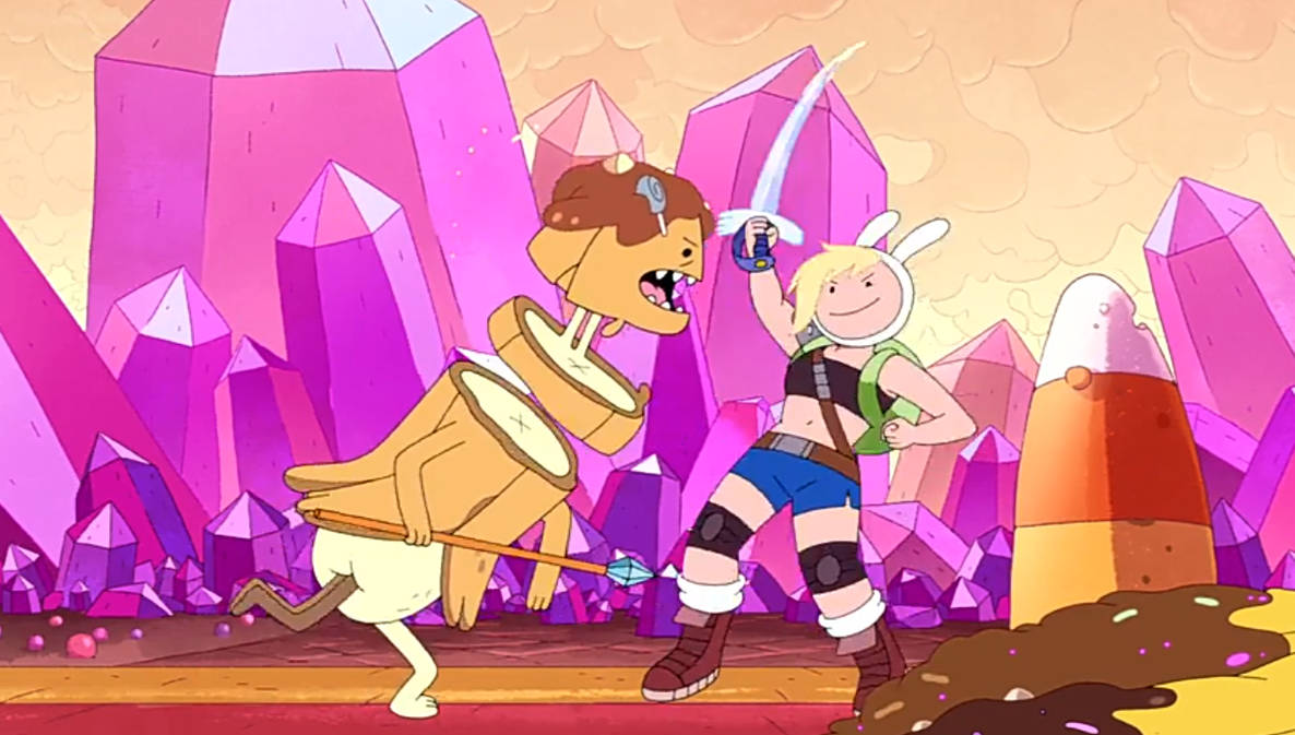 Fionna Slicing Banana Guard by YesiEguia on DeviantArt