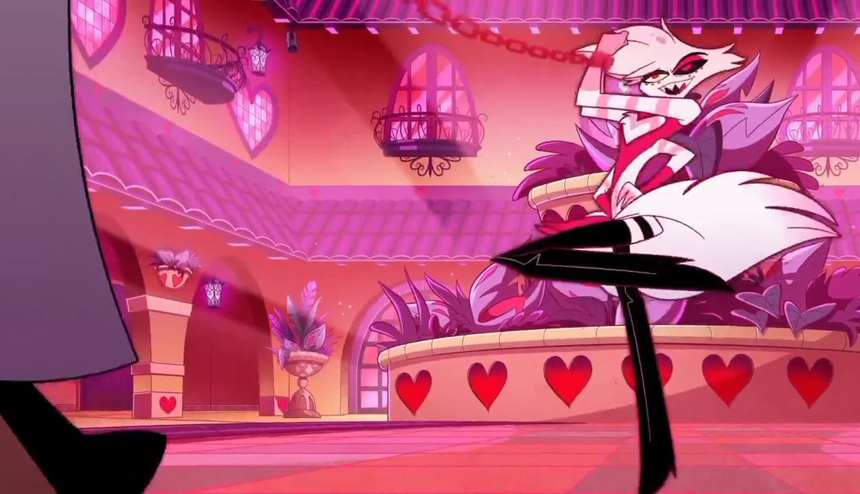 ANGEL DUST PINK FLOWING BUN POSE by YesiEguia on DeviantArt