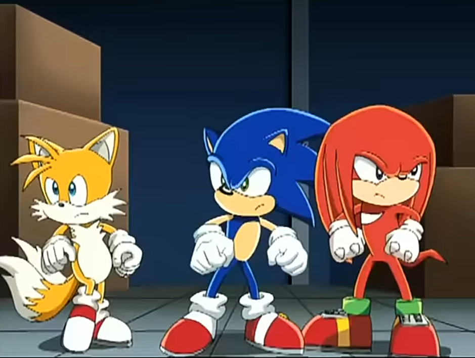 SONIC X Sonic Team Trio Tails Sonic Knuckles by YesiEguia on DeviantArt