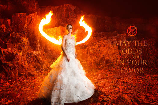 Katniss Everdeen Wedding dress cosplay