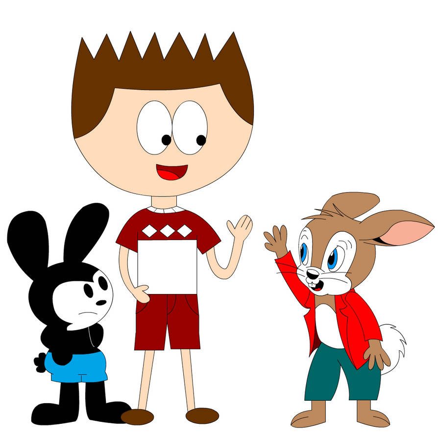 Raphaela Rabbit Rapha with Two Oswald Rabbit's by raphaelcarrard on DeviantArt