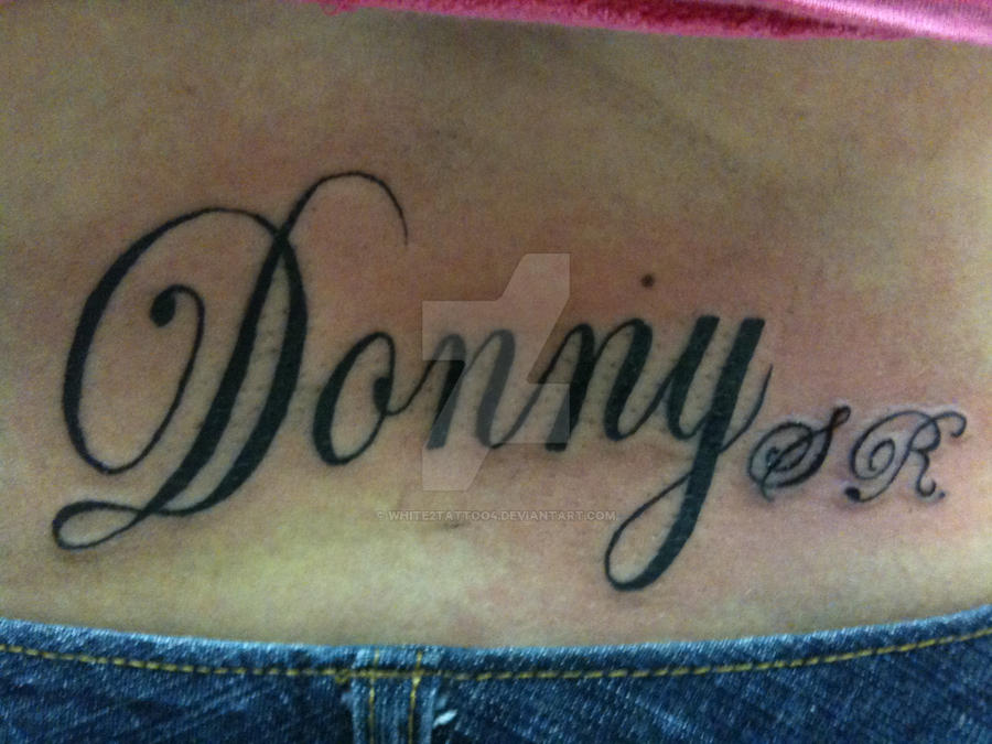script name tattoo by white2tattoo4 on DeviantArt