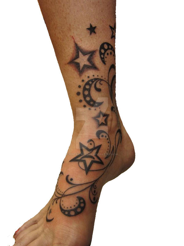 floral foot tattoo custom