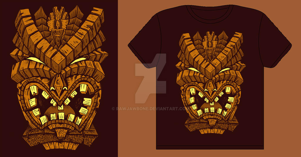 Vindictor the Titan Tiki Color T-shirt design