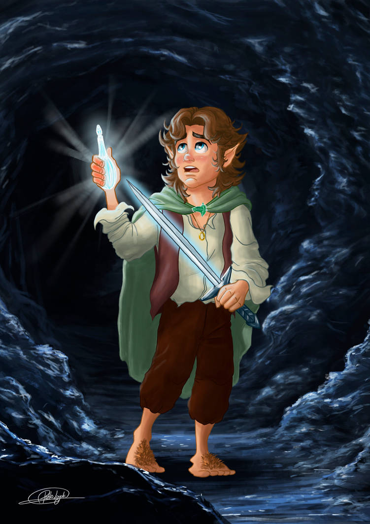 Frodo at Shelobs lair by Poyola84 on DeviantArt
