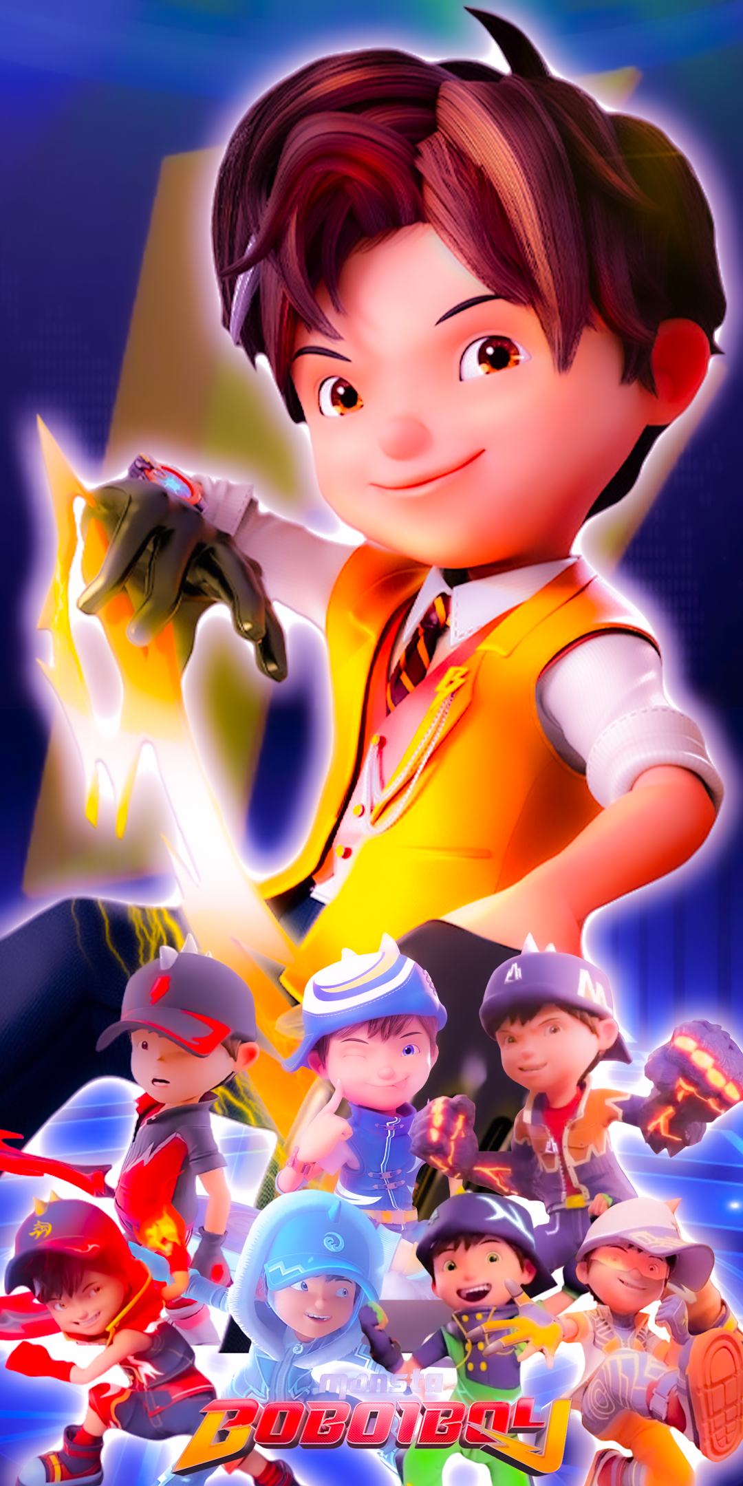 boboiboy galaxy wallpaper