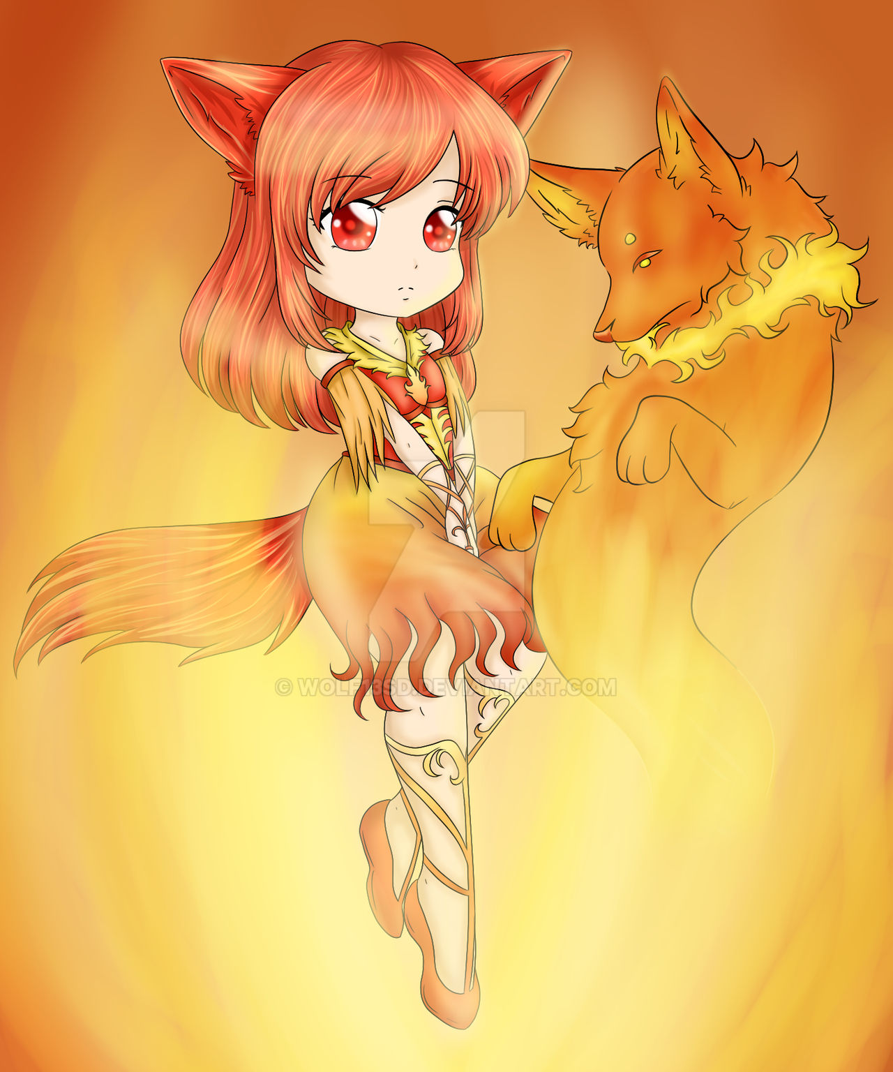Chibi Fire Object Elemental Chibi: Fire by wolf13sd on DeviantArt