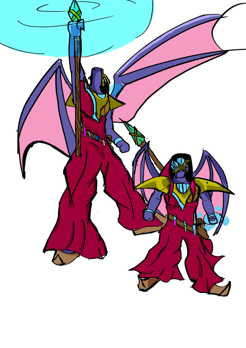 Magic Type armors by NadLock on DeviantArt