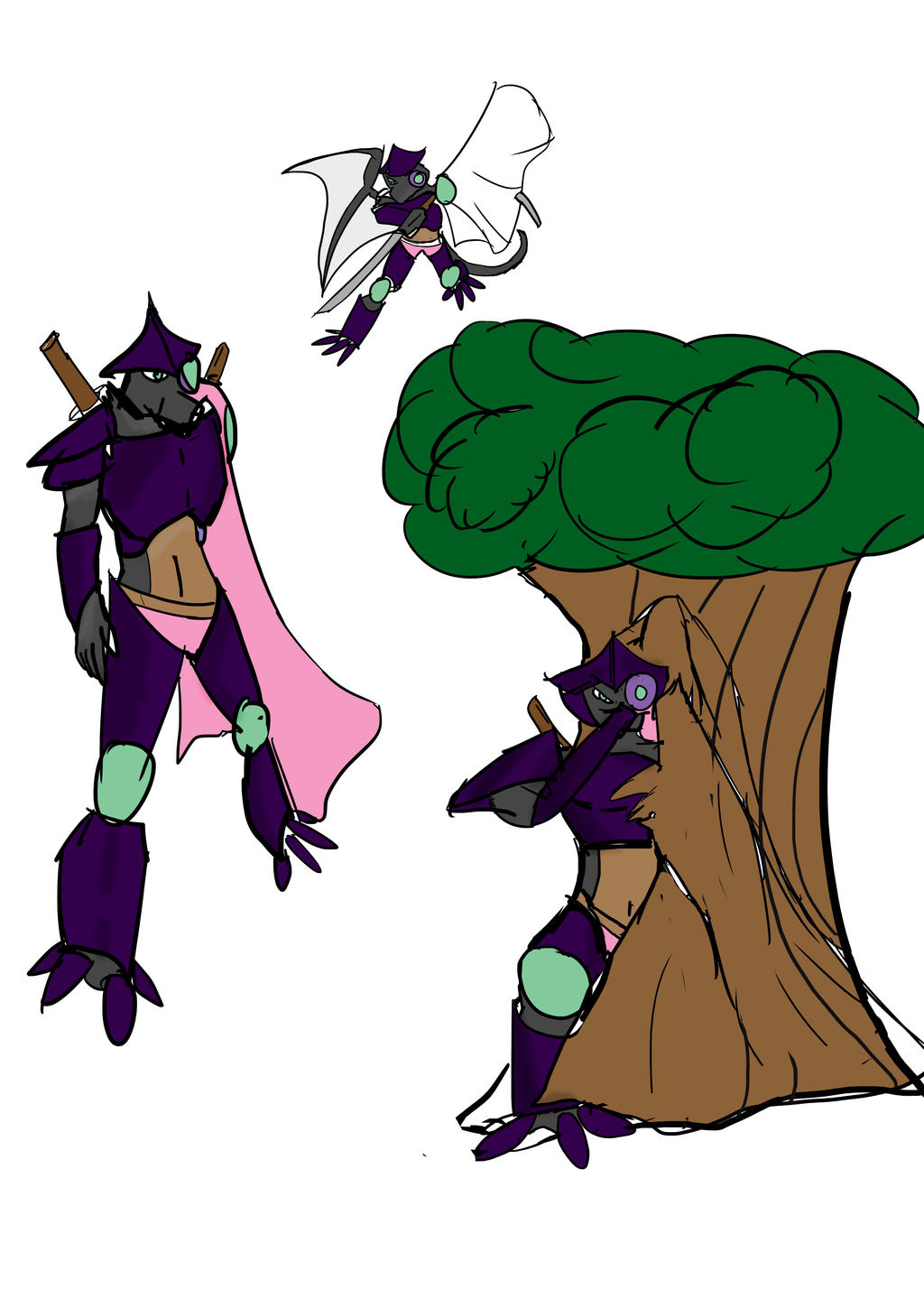 Hunter Type armors by NadLock on DeviantArt