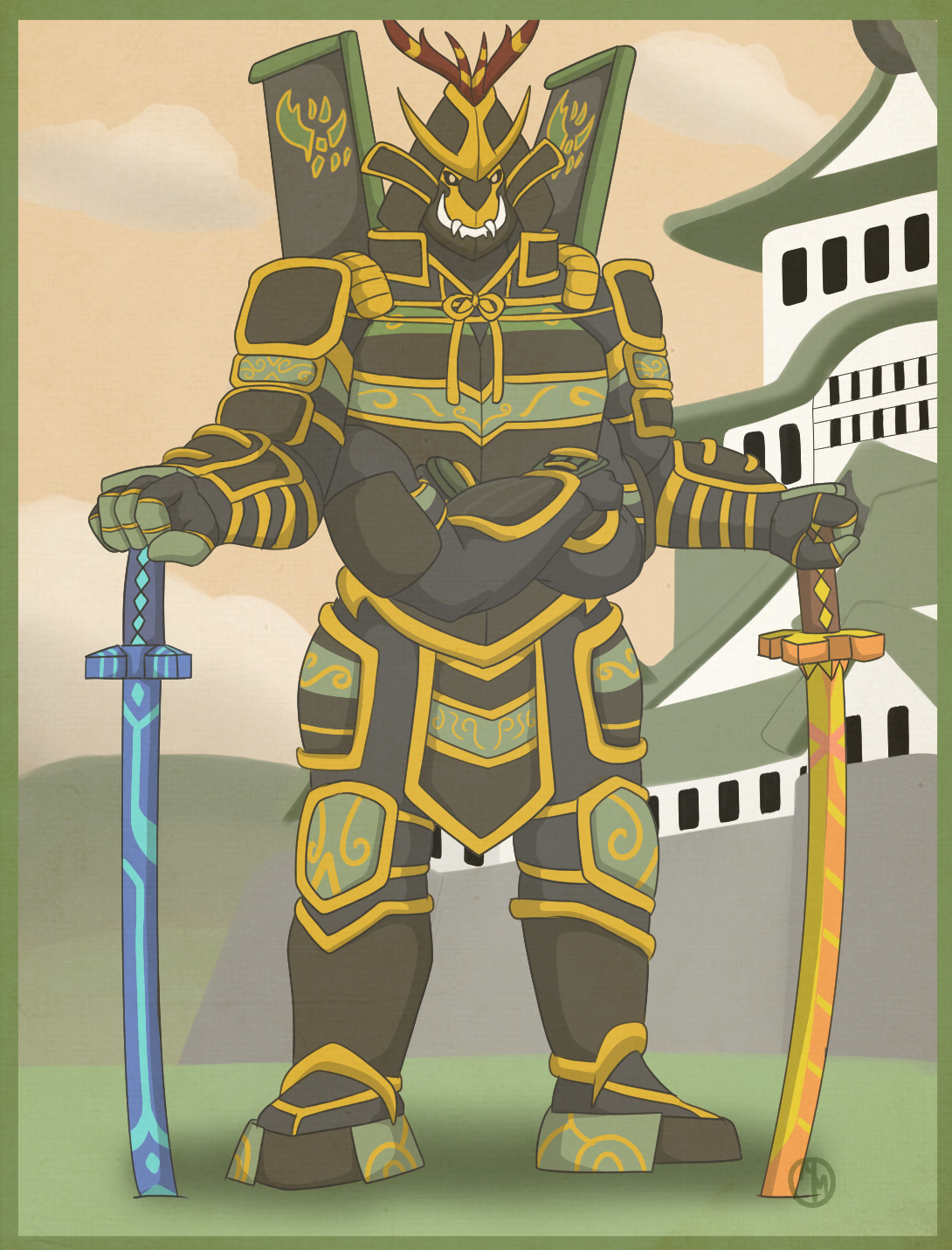 The Daimyo of the Fertile Soil by NadLock on DeviantArt