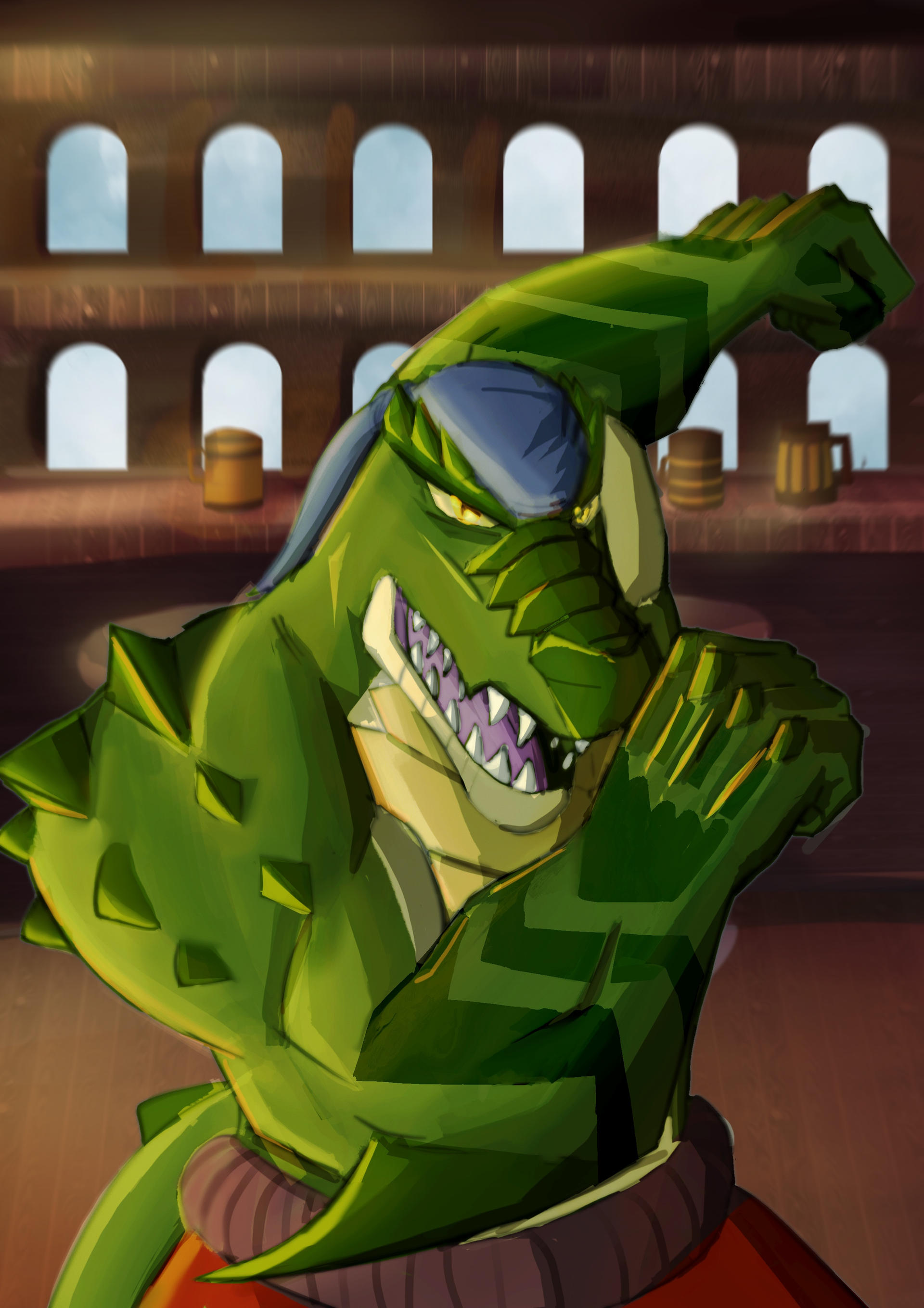 Here comes the Crossbone Wopper! by NadLock on DeviantArt