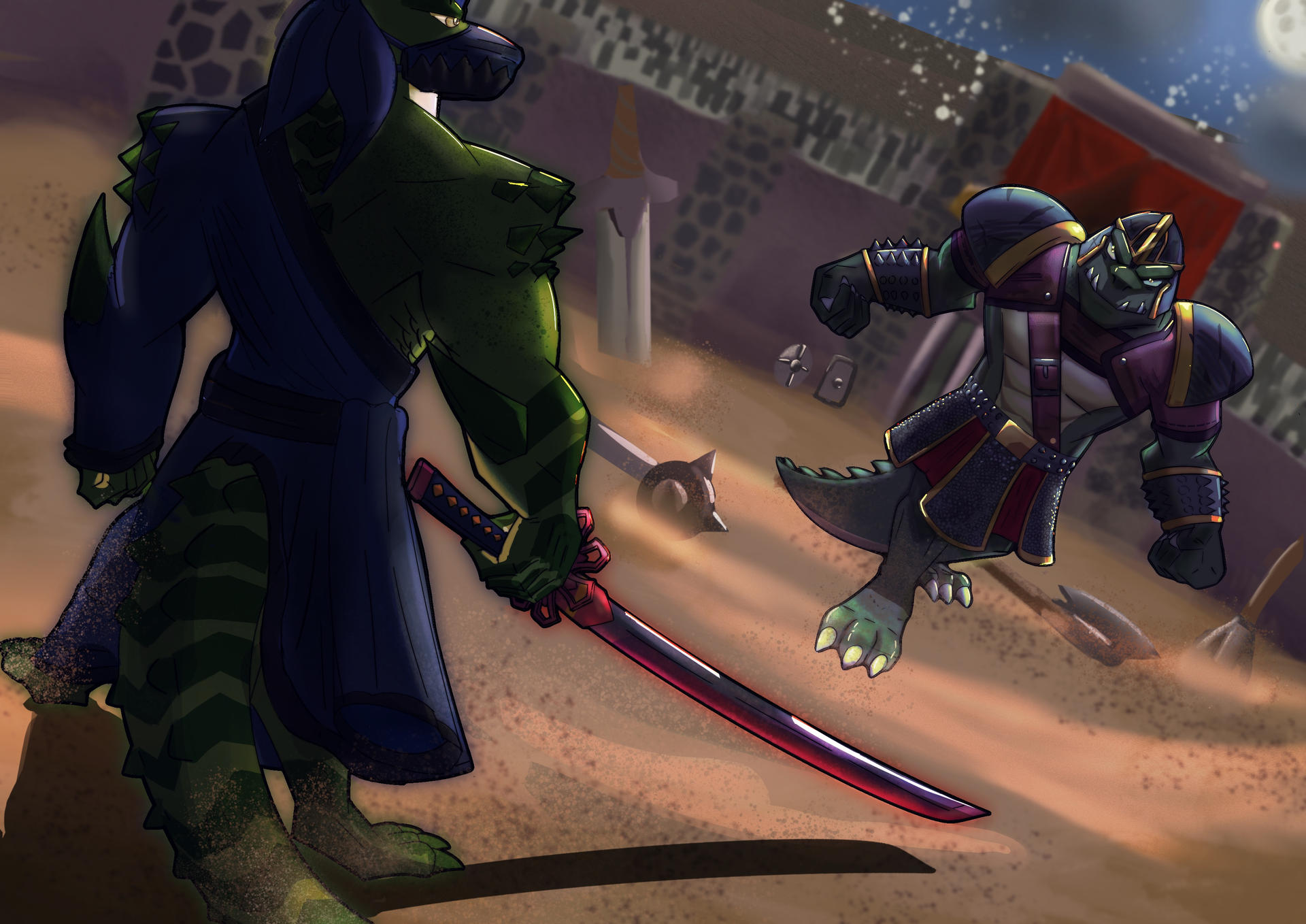 Standoff through the night by NadLock on DeviantArt