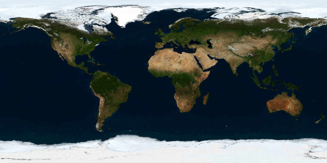Earth True Color (June2024) by ItzImcool on DeviantArt