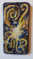 TARDIS exploding phone case