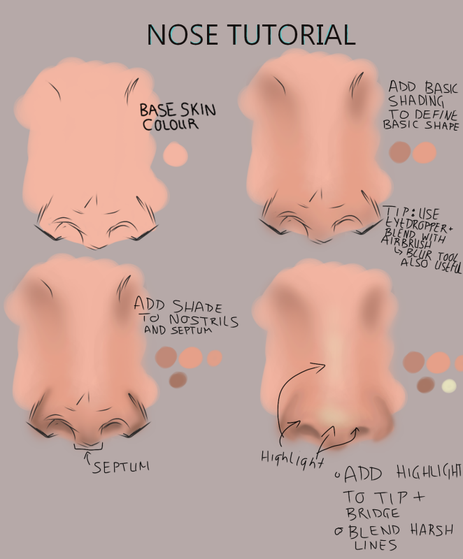 Nose Digital Art Tutorial Paint By KingOfTheClouds By AJ0KE On DeviantArt nose-digital-art-tutorial-paint-by-kingoftheclouds-by-aj0ke-on-deviantart