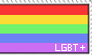 Project 5x5: LGBT+ Flag Stamp