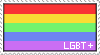 Project 5x5: LGBT+ Flag Stamp