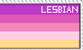 Project 5x5: Lesbian Flag Stamp