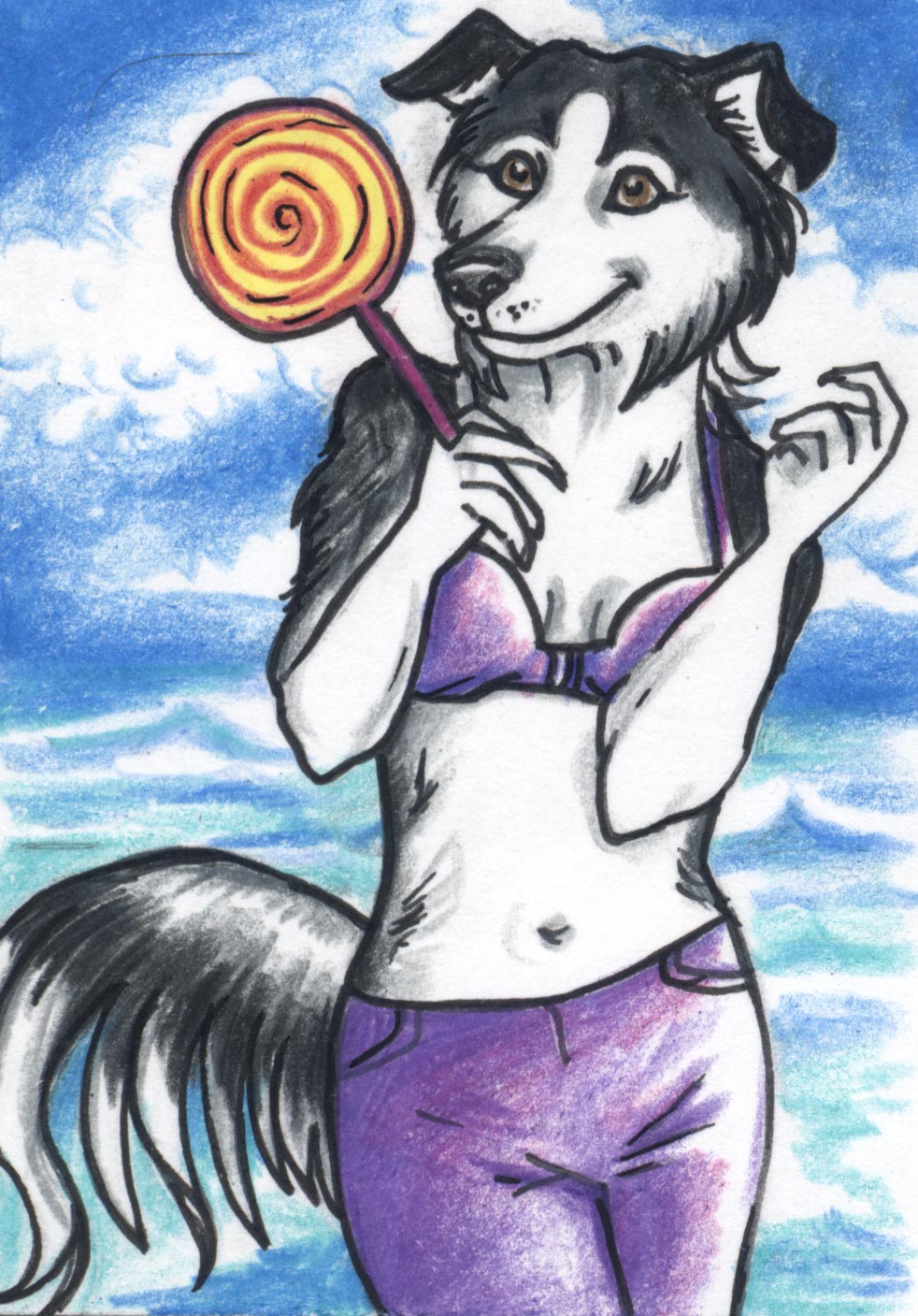 ACEO: Summer Lollipop