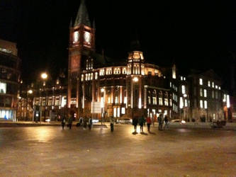 Liverpool at night