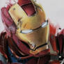 Iron Man 3 colour drawing