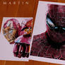 .: Spidey vs IronMan ~ color drawings :.