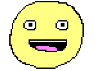 Pixel Smiley Emoji