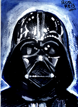 Darth Vader Sketchcard