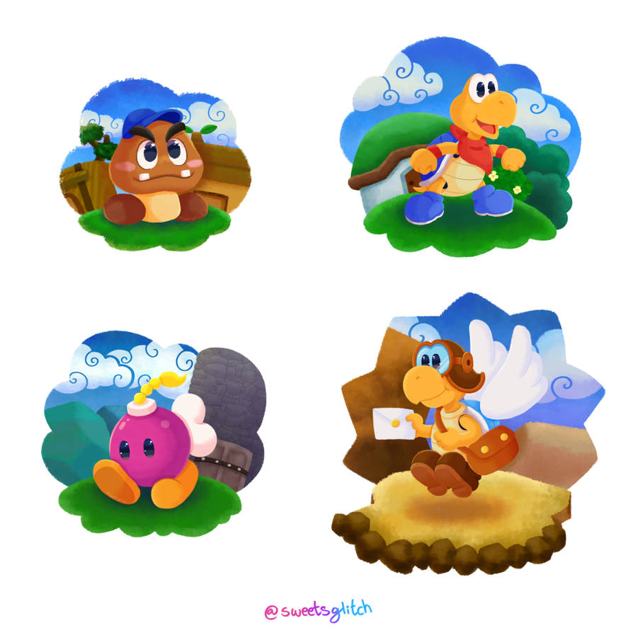 Partress Mario Paper Mario Partners 1 by sweetsglitch on DeviantArt