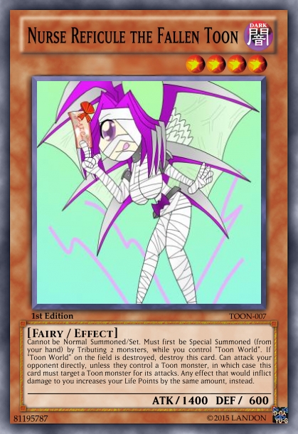 yugioh nurse card Yu-Gi-Oh! - Dragonmaid - MYFI-EN014 - Secret Rare - 1st Edition Any effect that would cause your opponent to gain Life Points instead inflicts the same amount of damage to your opponent 007 Nurse Reficule the Fallen