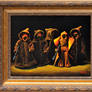 Jawas - Vintage Star Wars Figure Oil Painting