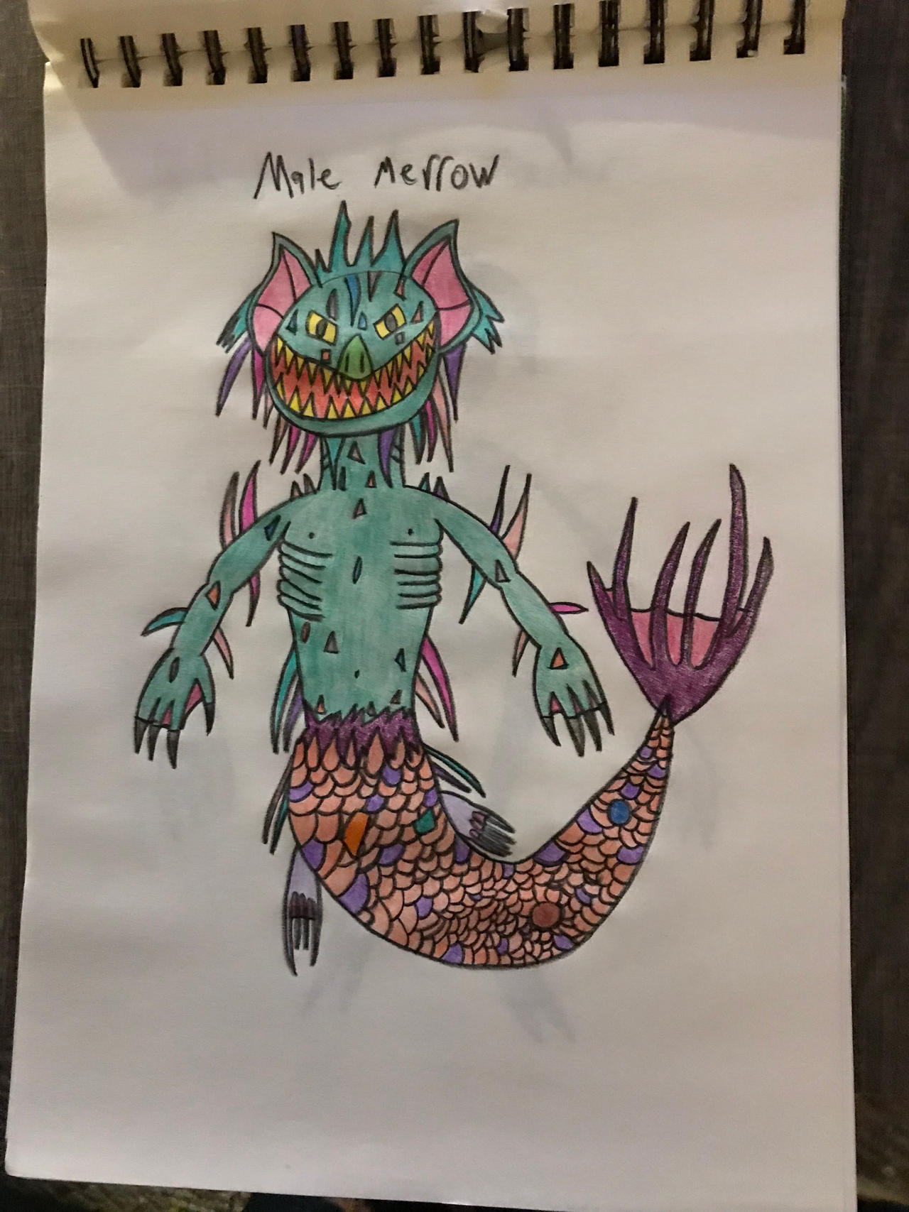 Male Merrow by fjbdfhhdgfuigffgxjhb on DeviantArt