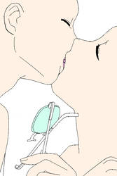 pic Anime Couple Kissing Base Drawing kissing bases on brilliantbases